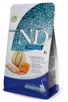 FARMINA N&D Ocean Cat Cod, Shrimp, Pumpkin and Cantaloupe Melon Kitten - droog kattenvoer - 1.5 kg
