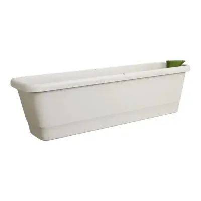 Elho Noa balkonbak L 65cm warm grijs