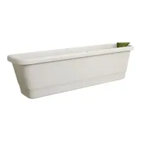 Elho Noa balkonbak L 65cm warm grijs