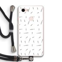 Hipster stripes: Pixel 3 XL Transparant Hoesje met koord