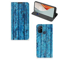 OnePlus Nord N100 Book Wallet Case Wood Blue