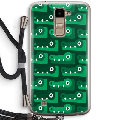 Crocs: LG K10 (2016) Transparant Hoesje met koord