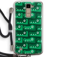 Crocs: LG K10 (2016) Transparant Hoesje met koord