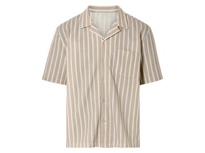 LIVERGY Heren overhemd (Beige, M)