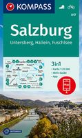 Wandelkaart 017 Salzburg und Umgebung | Kompass - thumbnail