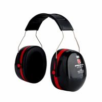 3M PELTOR™ Optime™ III H540A Oorkap gehoorbescherming zwart/rood 34dB - OPT3BK