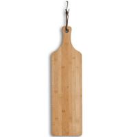 Snijplank/serveerplank met handvat - bamboe hout - 57 x 16 cm