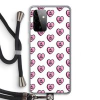 GIRL POWER: Samsung Galaxy A72 5G Transparant Hoesje met koord