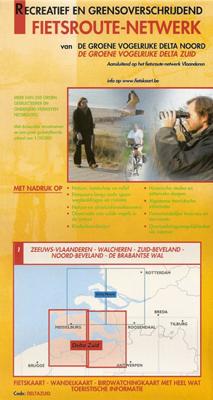 Fietskaart 10 Fietsroute-Netwerk Zeeland - Delta zuid | Sportoena