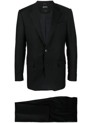 Zegna costume boutonné en laine Trofeo™ - Noir