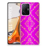 Siliconen Hoesje Xiaomi 11T | 11T Pro Barok Roze Siliconen Hoesje Xiaomi 11T | 11T Pro Barok Roze