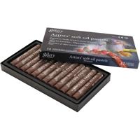 Gallery Oliepastel, L: 7 cm, d 11 mm, dikte 11 mm, bruin, 12 stuk/ 1 doos Gallery Oliepastel, L: 7 cm, d 11 mm, dikte 11 mm, bruin, 12 stuk/ 1 doos
