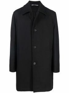 Palm Angels manteau à logo imprimé - Noir