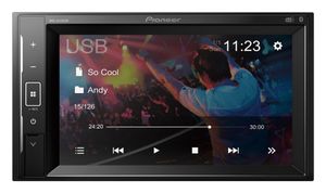 Pioneer DMH-A240DAB Autoradio met scherm dubbel DIN Aansluiting voor stuurbediening, Aansluiting voor achteruitrijcamera, Bluetooth handsfree, DAB+ tuner