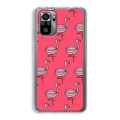 Flamingo: Xiaomi Redmi Note 10S Transparant Hoesje