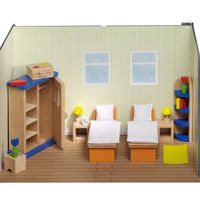 poppenhuis slaapkamer