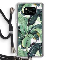 Bananenbladeren: Xiaomi Poco X3 Pro Transparant Hoesje met koord