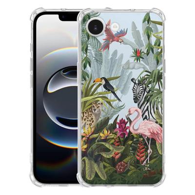 Apple iPhone 16e Hoesje - Jungle TPU Antishock
