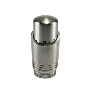 Riko Luxe Thermostaatknop M-30 Geborsteld Staal (RVS Look)