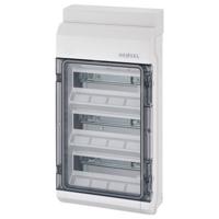 Hensel 61001145 KV 9336 NT Kleine verdeelkast Opbouw (op muur) Aantal groepen: 36 Aantal rijen: 3 Inhoud: 1 stuk(s)