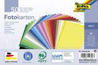 Fotokarton Folia A5 pak ÃƒÆ’ 50 vel assorti 270 g/m2