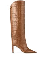 Jimmy Choo bottes Alizze à bout pointu 85 mm - Marron - thumbnail