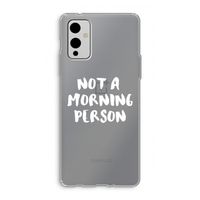 Morning person: OnePlus 9 Transparant Hoesje