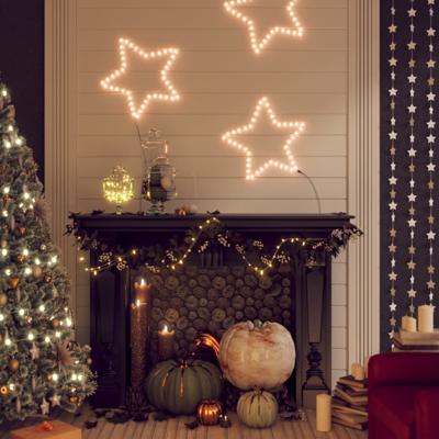 VidaXL Kerstfiguur ster met 48 warmwitte led&apos;s 56 cm