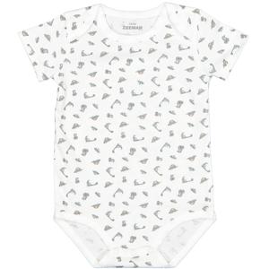 Baby romper Korte mouwen Envelophals