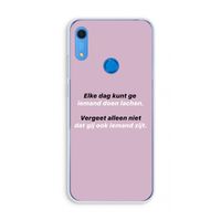 gij zijt ook iemand: Huawei Y6s Transparant Hoesje