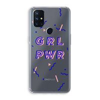 GRL PWR: OnePlus Nord N10 5G Transparant Hoesje