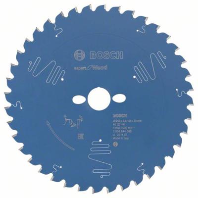 Bosch Accessories Expert for Wood 2608644080 Cirkelzaagblad 250 x 30 x 1.8 mm Aantal tanden: 40 1 stuk(s)