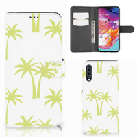 Samsung Galaxy A70 Hoesje Palmtrees - thumbnail