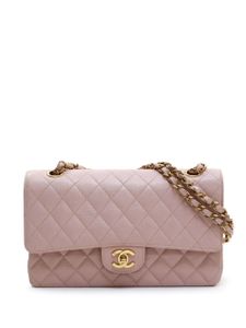 CHANEL Pre-Owned sac porté épaule Full Flap à rabat (2001-2002) - Rose