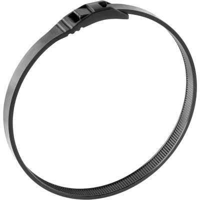 Norma 08600620600 Kabelbinder 600 mm 7.602 mm Zwart Met platte kopgeometrie, Hoge trekvastheid 1 stuk(s)