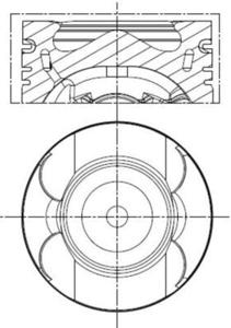 Mahle Original Zuiger 013 PI 00156 002