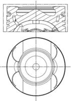 Mahle Original Zuiger 013 PI 00156 000 - thumbnail