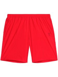 AMI Paris short de bain à logo brodé - Rouge