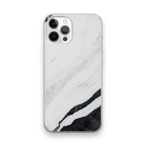 Elegante marmer: iPhone 12 Pro Max Transparant Hoesje