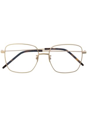 Saint Laurent Eyewear lunettes de vue à monture carrée SL314 - Or Saint Laurent Eyewear lunettes de vue à monture carrée SL314 - Or