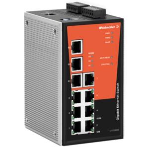 Weidmüller IE-SW-PL10M-3GT-7TX Managed Gigabit Ethernet (10/100/1000) Zwart, Oranje