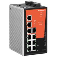 Weidmüller IE-SW-PL10M-3GT-7TX Managed Gigabit Ethernet (10/100/1000) Zwart, Oranje - thumbnail