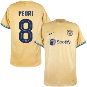 FC Barcelona Shirt Uit 2022-2023 + Pedri 8 (Cup Bedrukking)