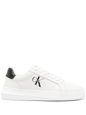 Calvin Klein Jeans baskets à logo imprimé - Blanc