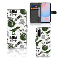 Telefoonhoesje | Met pasjeshouder | voor Samsung Galaxy A56 Dinosaurus
