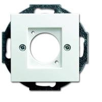 Busch-Jaeger 2CKA001724A4340 XLR-doos Afdekking Wit, Zuiver wit (RAL 9010) 1 stuk(s)