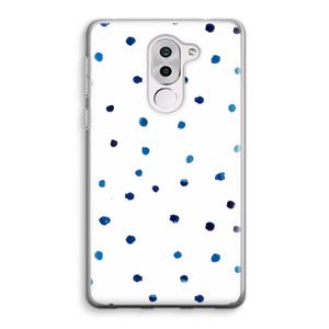 Blauwe stippen: Honor 6X Transparant Hoesje