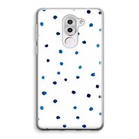 Blauwe stippen: Honor 6X Transparant Hoesje