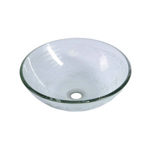 Waskom Sapho Beauty Rond 42 cm Helder Glas