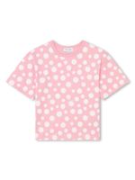 Marc Jacobs Kids t-shirt en coton à pois - Rose - thumbnail